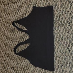 Best Form black crossback sports bra